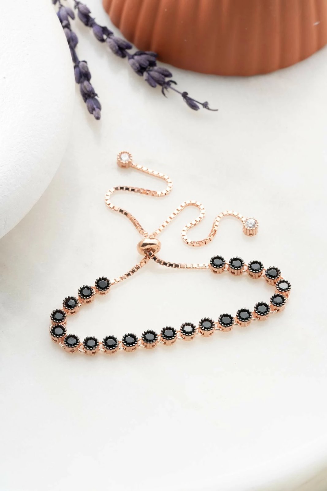 Byzylyk argjendi, ngjyrë rozë e zezë, Jumeon, NRZ999428