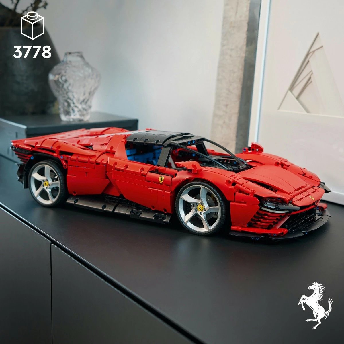 Set ndërtimi LEGO Technic Ferrari Daytona SP3 42143, 3778 pjesë, e kuqe