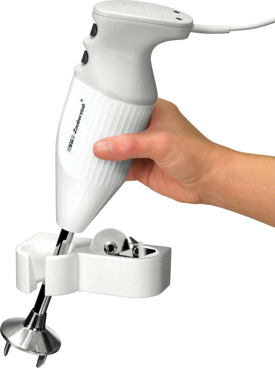 Blender dore UNOLD ESGE-Zauberstab M 122 S, 0.6L, i bardhë Blender dore UNOLD ESGE-Zauberstab M 122 S, 0.6L, i bardhë