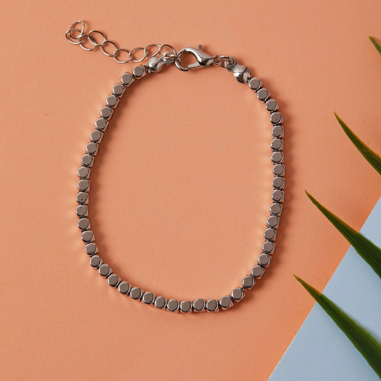 Byzylyk metalik Elika, ngjyrë argjendi, ELKGC68016