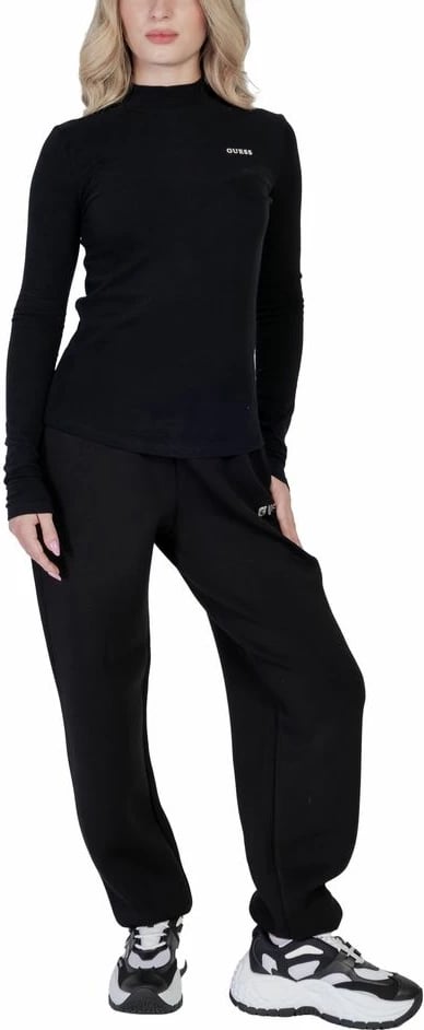 Maicë Guess Active për femra, e zezë