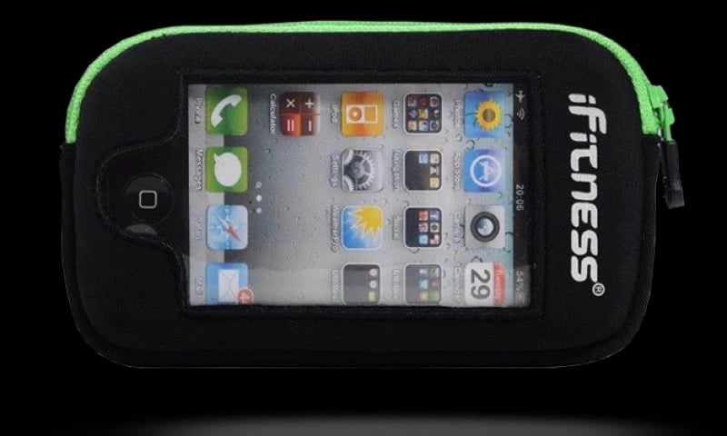 Çantë e vogël për iPhone iFitness, jeshile