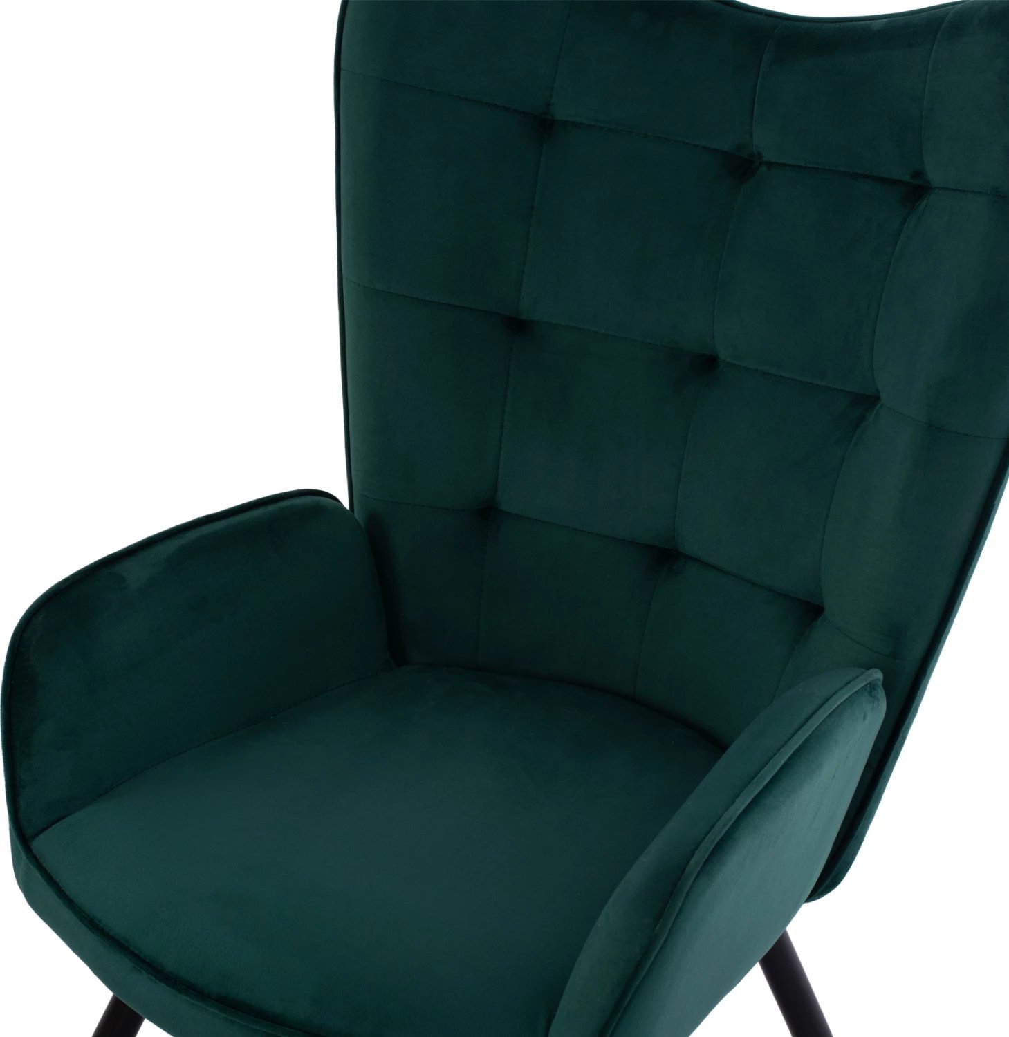 Fotelje CRAWLEY me tabure, ngjyrë cypress velvet FH8918.03