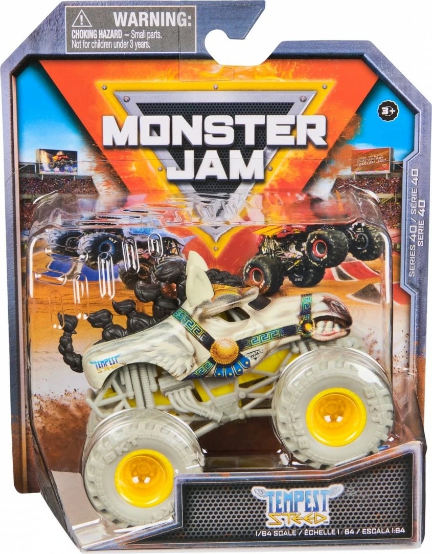 Lodër veturë Monster Jam Spin Master 1:64, metal dhe plastikë, ngjyra të përziera, 1 copë Lodër veturë Monster Jam Spin Master 1:64, metal dhe plastikë, ngjyra të përziera, 1 copë
