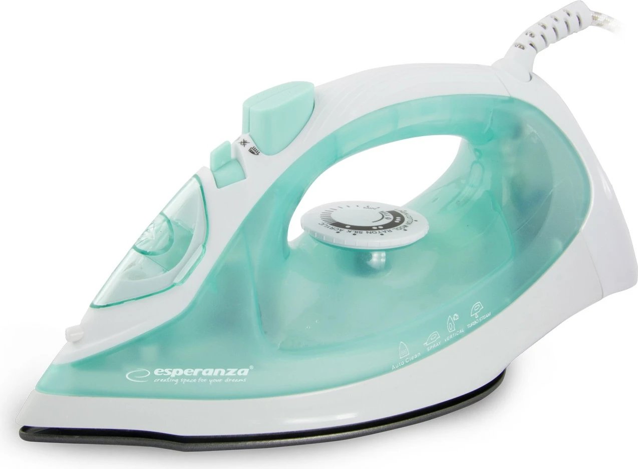 Hekur me avull Esperanza Silk EHI005, 2200W, Turkeze