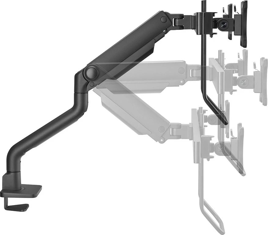 Krah monitori Neomounts DS75S-950BL2, Clamp/Grommet, 8 kg, 17"-32", i zi