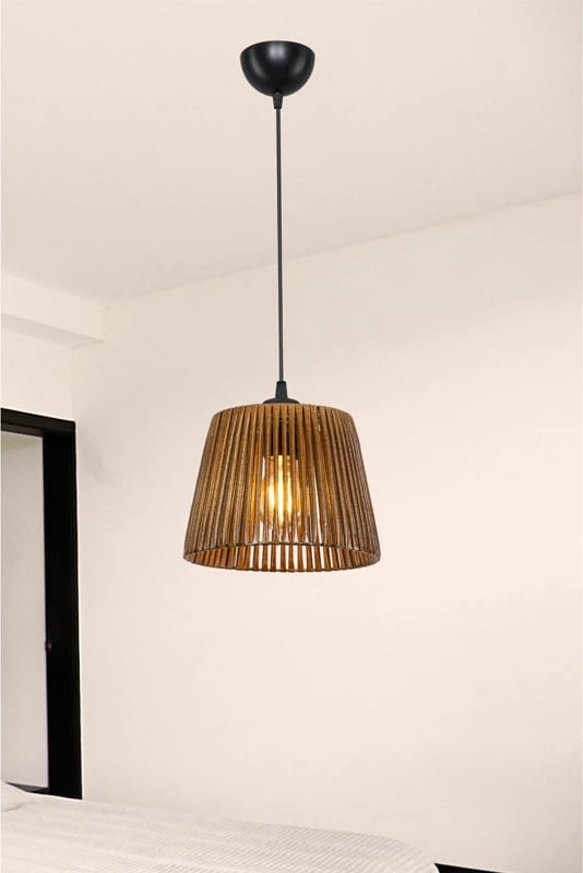 Dritë tavani PWL-1116 Ε27 kafe D20x15cm Dritë tavani PWL-1116 Ε27 kafe D20x15cm