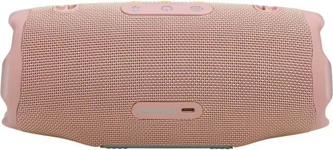 Altoparlant portativ stereo, JBL, Charge 6 (JBLCHARGE6PINK), AI Sound Boost, Auracast multi-speaker, deri 28 orë bateri, rozë