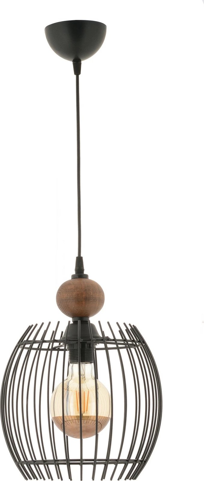 Llambë tavani Opviq, Lillian, dru, e zezë, natyrale Llambë tavani Opviq, Lillian, dru, e zezë, natyrale