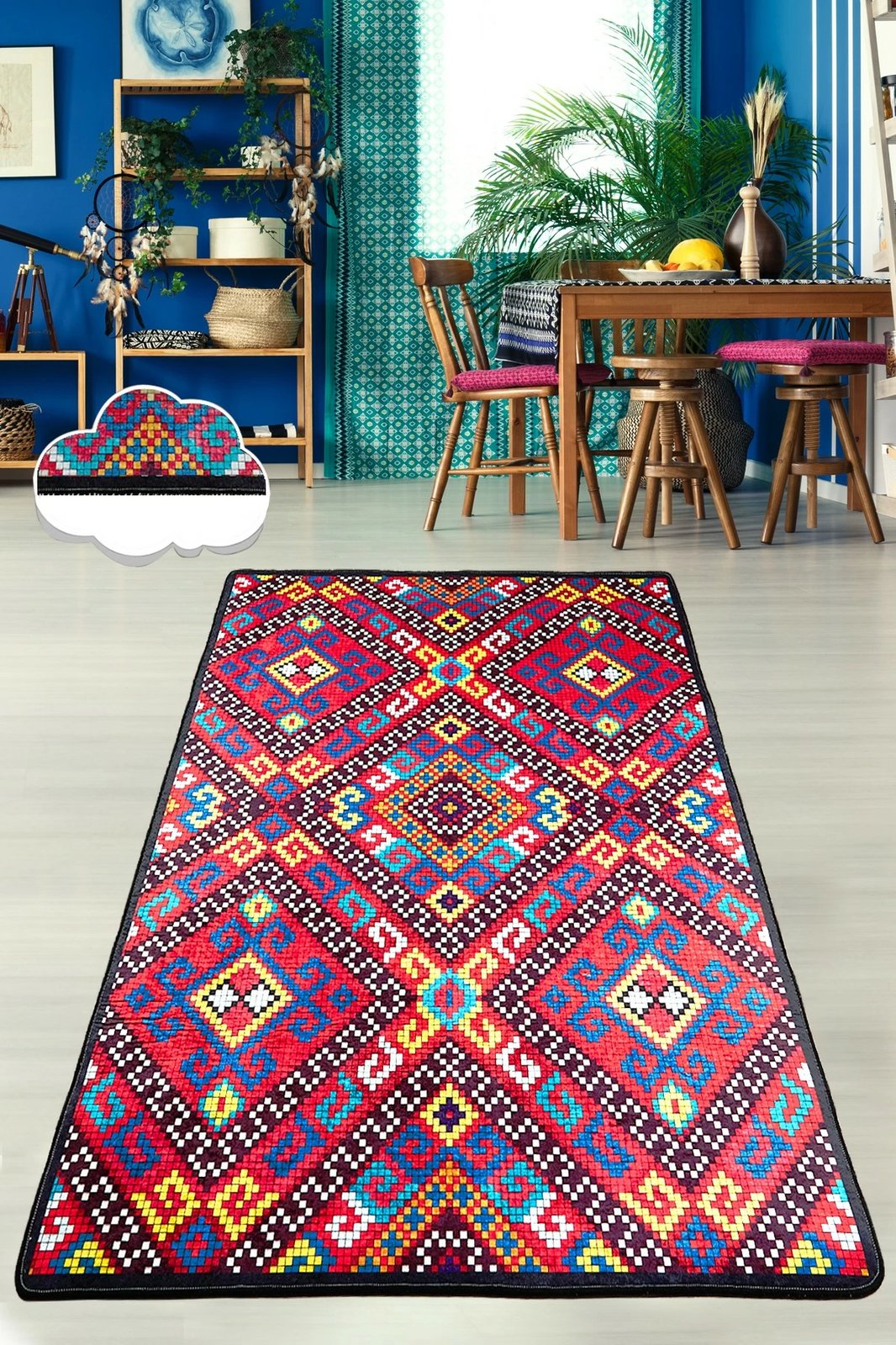 Qilim shumëngjyrësh (80x140) Conceptum Hypnose, Jelo