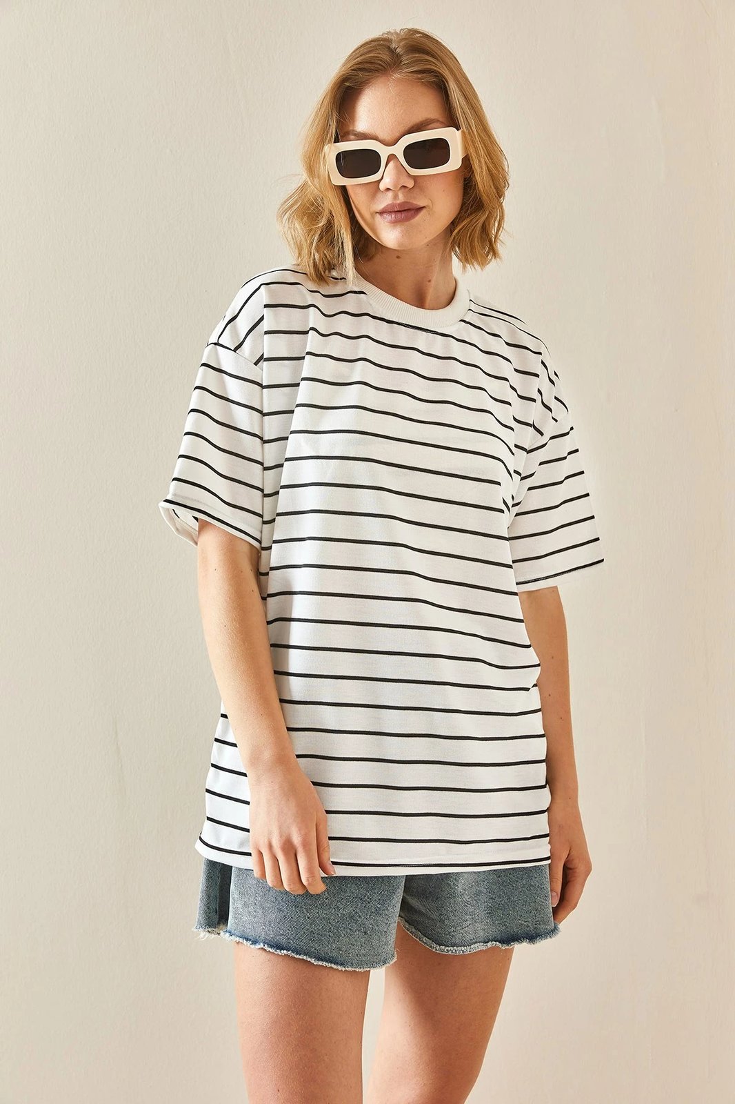 Bluzë e bardhë për femra Jumeon, 3YXK1-47088