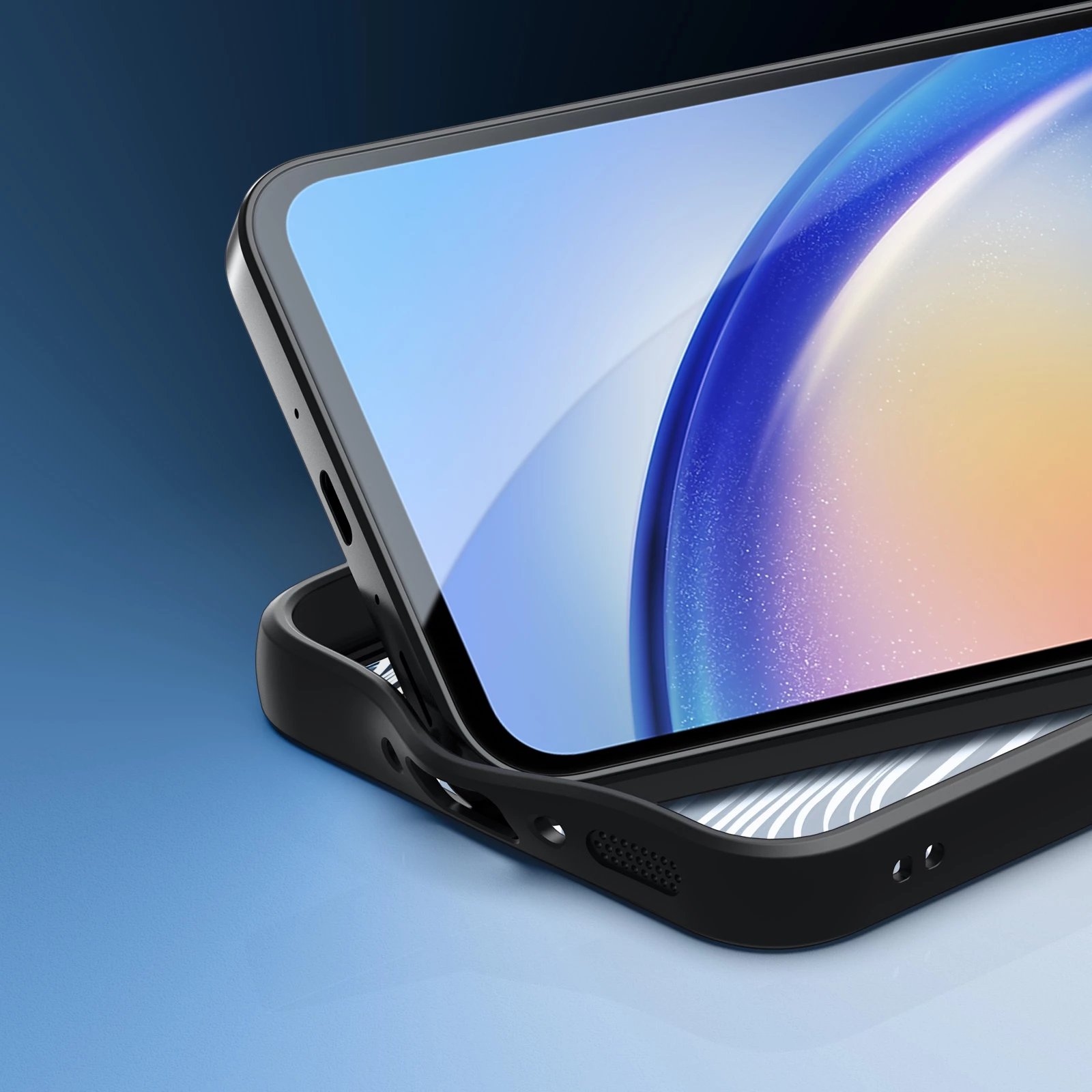 Mbështjellës Dux Ducis Aimo për Samsung Galaxy A35 5G, e zezë