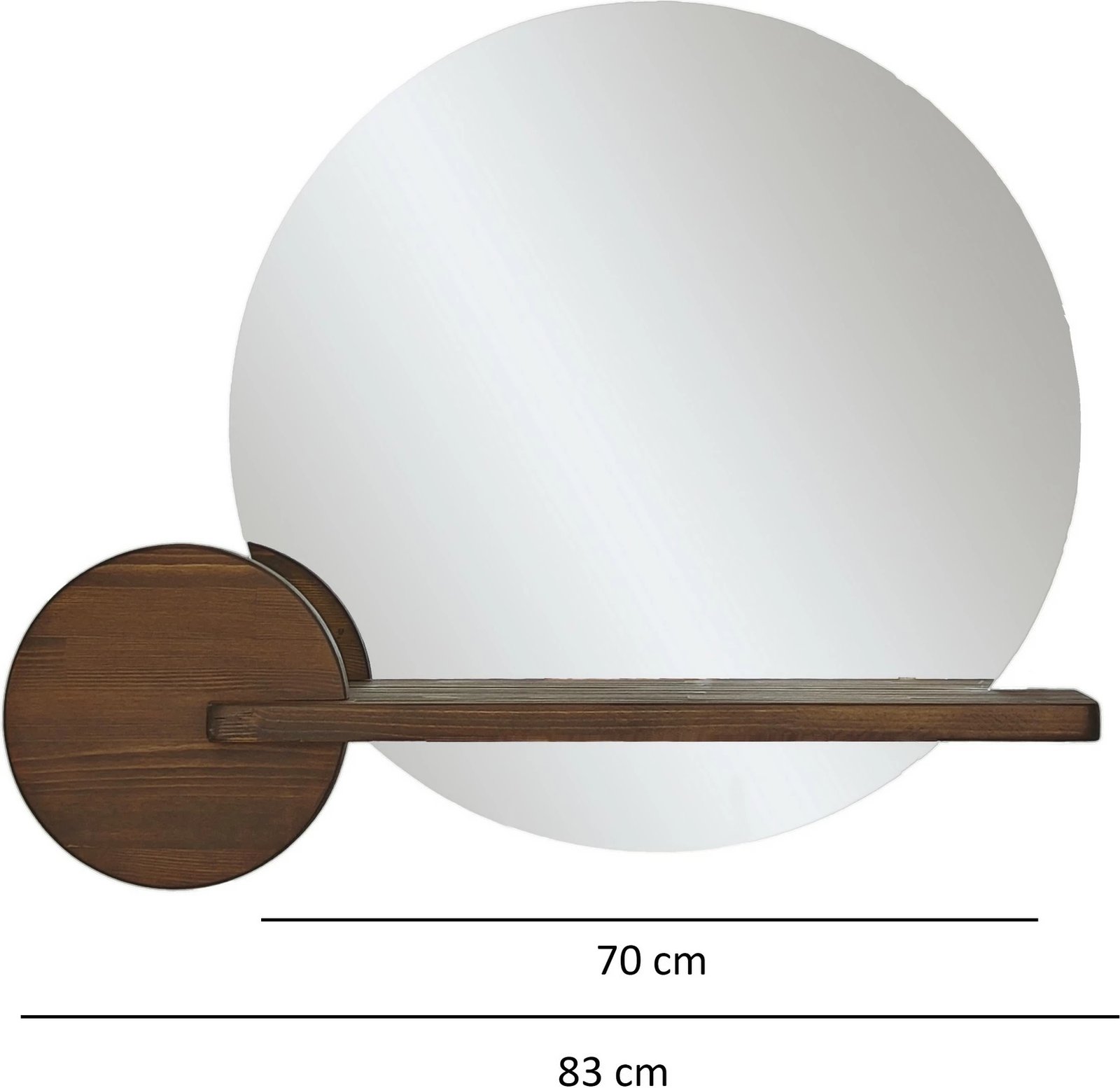 Pasqyrë Hanah Home, Points, ngjyrë arre