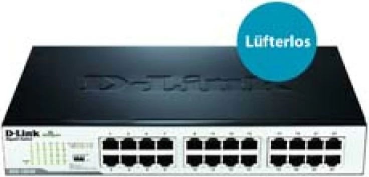 Switch D-Link DGS-1024D 24 porta Gigabit, desktop/rack 19, i pamenaxhuar
