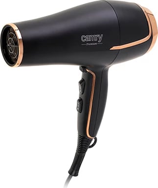 Tharëse flokësh Camry CR 2255 2200W e zezë me difuzer dhe koncentrator