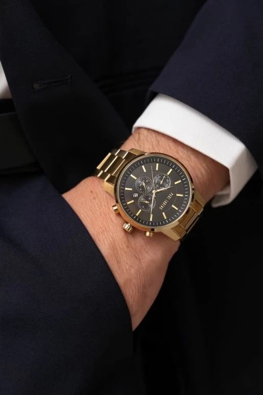 Orë dore për meshkuj Paul Lorens, e zezë