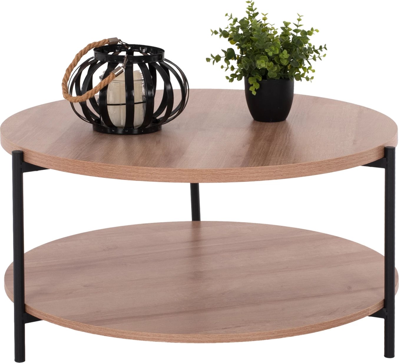 Tavolinë dhomë ndenje MATTEO 2 nivele rrethore FH8753.11 Φ75x40,5Hcm Tavolinë dhomë ndenje MATTEO 2 nivele rrethore FH8753.11 Φ75x40,5Hcm