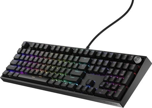 Tastierë mekanike Genesis Thor 404, Gateron Yellow Pro, RGB, full-size, e zezë