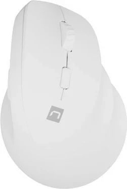 Maus vertikal Natec Crake 2, Bluetooth, 2400 DPI, i bardhë