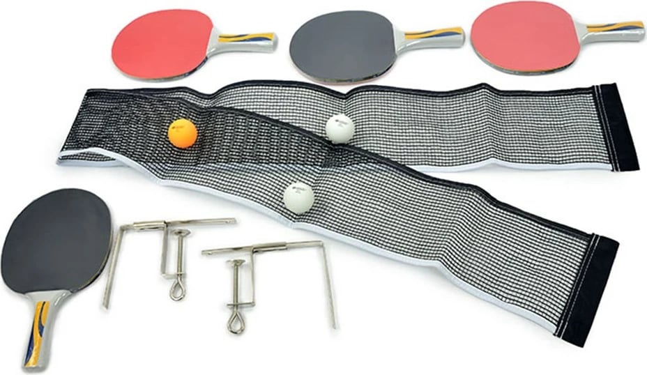 Set raketash ping pong Schildkrot Donic Appelgren 300, 4 raketa + 3 topa + rrjetë