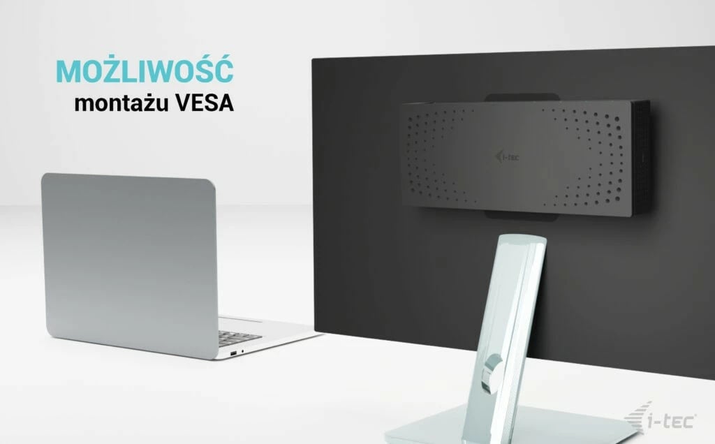 Kasë docking i-tec CA5MONITORDOCKPD, 5x 4K/60Hz, Power Delivery 100W, e zezë