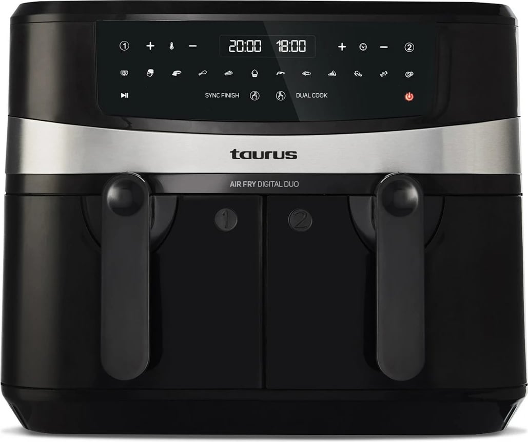 Furrë ajri Taurus Air Fry Digital Duo, 9 L, 2200 W, e zezë