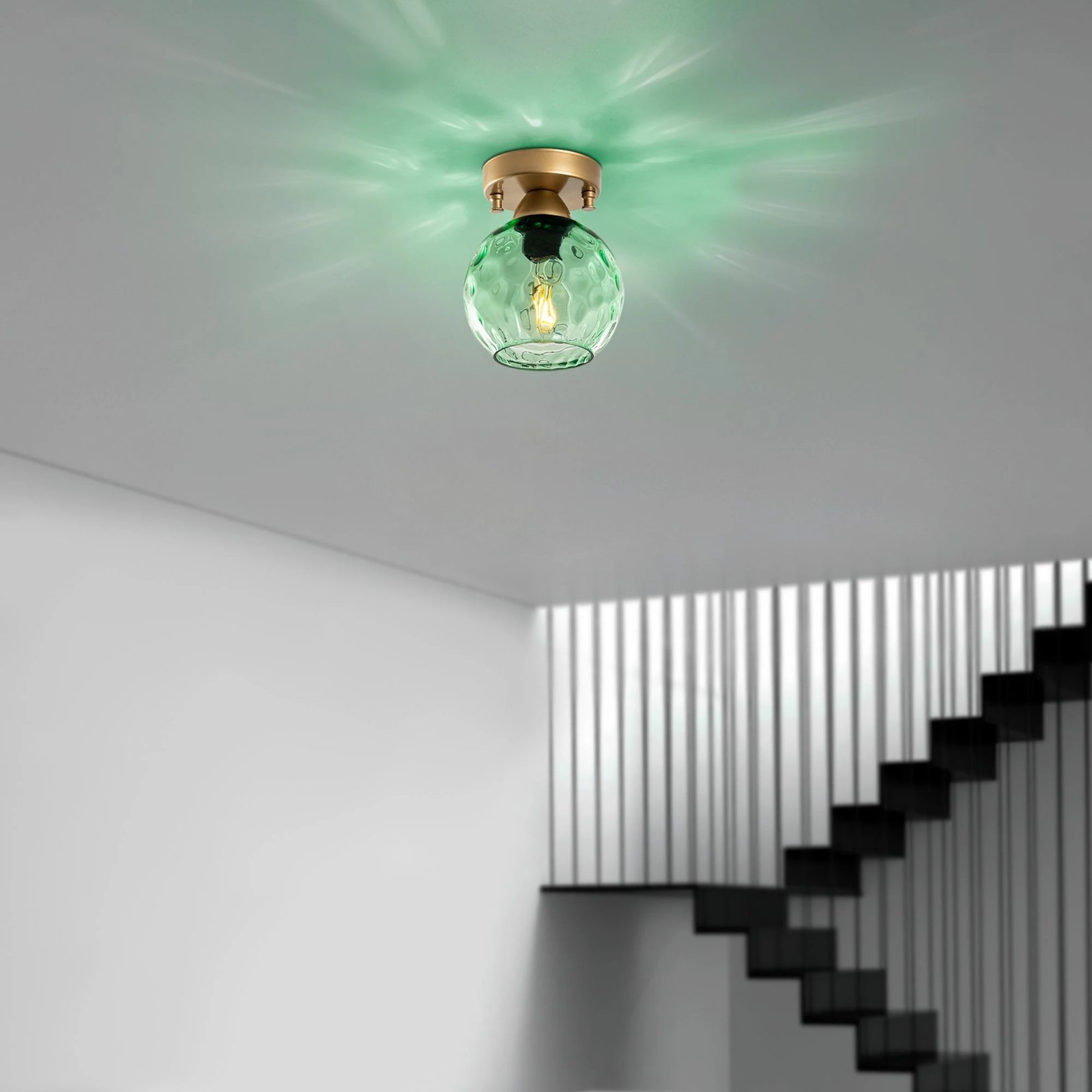 Llambë muri Opviq, Benek - 15 - 14385, ngjyrë mente dhe e zezë