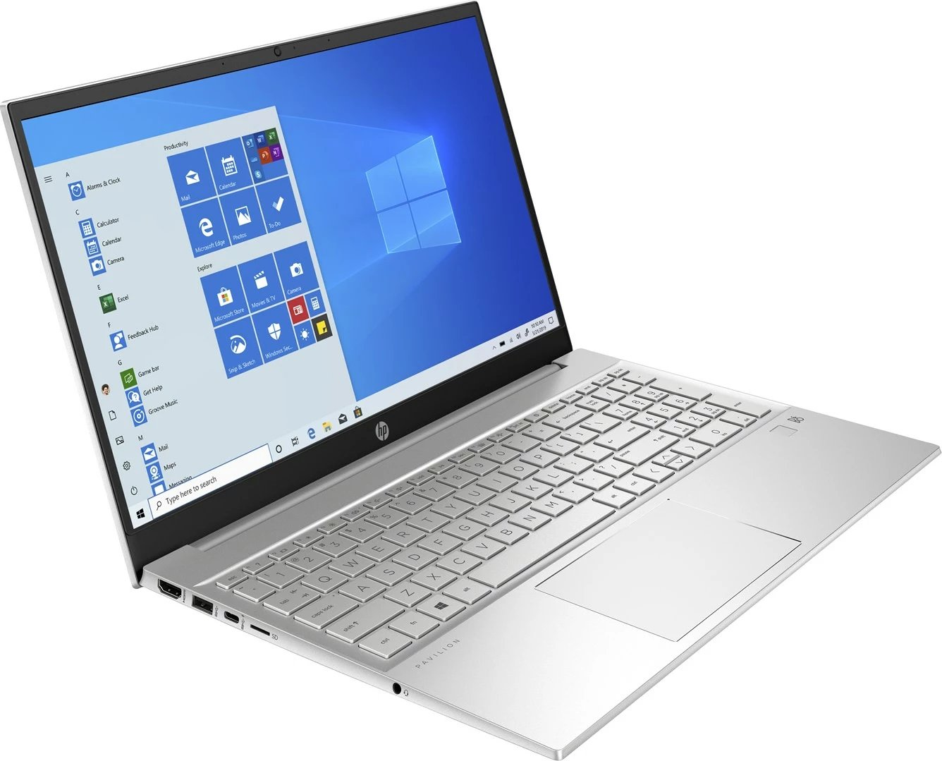 Laptop HP Pavilion 15-eh1318nw, 15.6", AMD Ryzen 7, 24GB RAM, 512GB SSD, AMD Radeon Graphics, i argjendtë