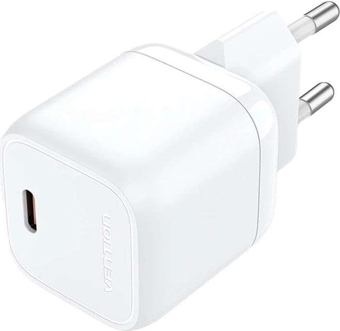 Karikues rrjeti Vention FAKW0-EU, 30W, USB-C, i bardhë