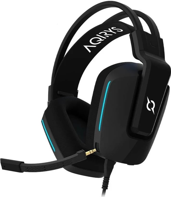 Kufje gaming Aqirys Alya 7.1 VS, me mikrofon të ndashëm, 7.1 surround, të zeza