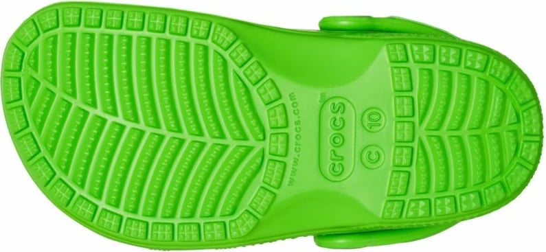 Këpucë Crocs për fëmijë, me dizajn dinosauri, të gjelbra