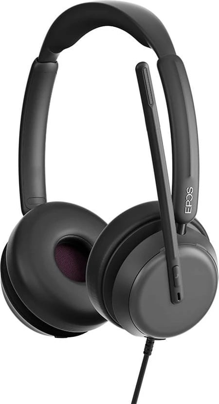 Kufje EPOS IMPACT 860 me mikrofon, USB-C + adapter USB-A, e zezë