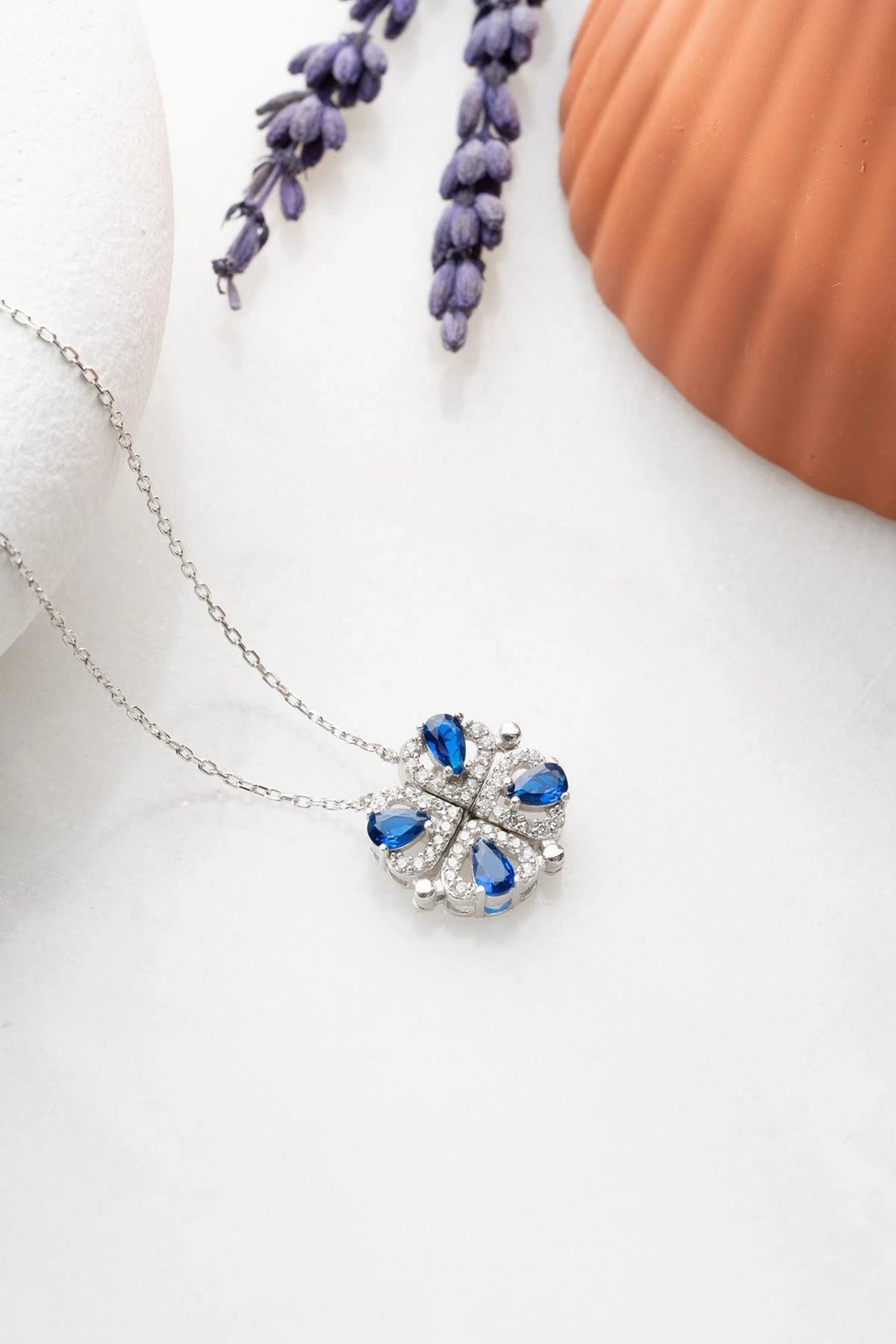 Vathë argjendi me gurë të kaltër dhe të bardhë, Jumeon, NRZ999182