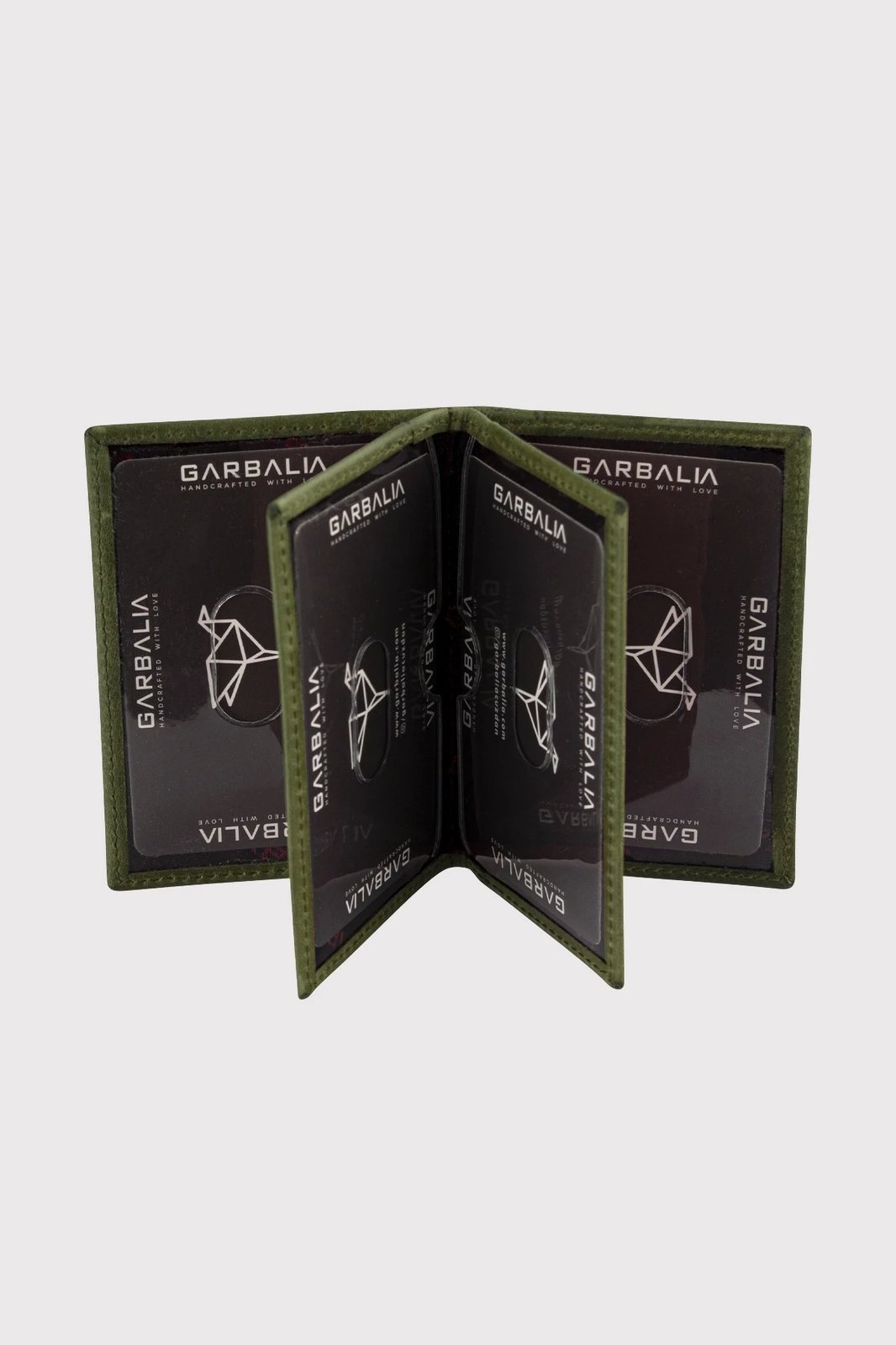 Mbajtës kartelash Zoozie Bags, Vera Crazy, ngjyrë e gjelbër