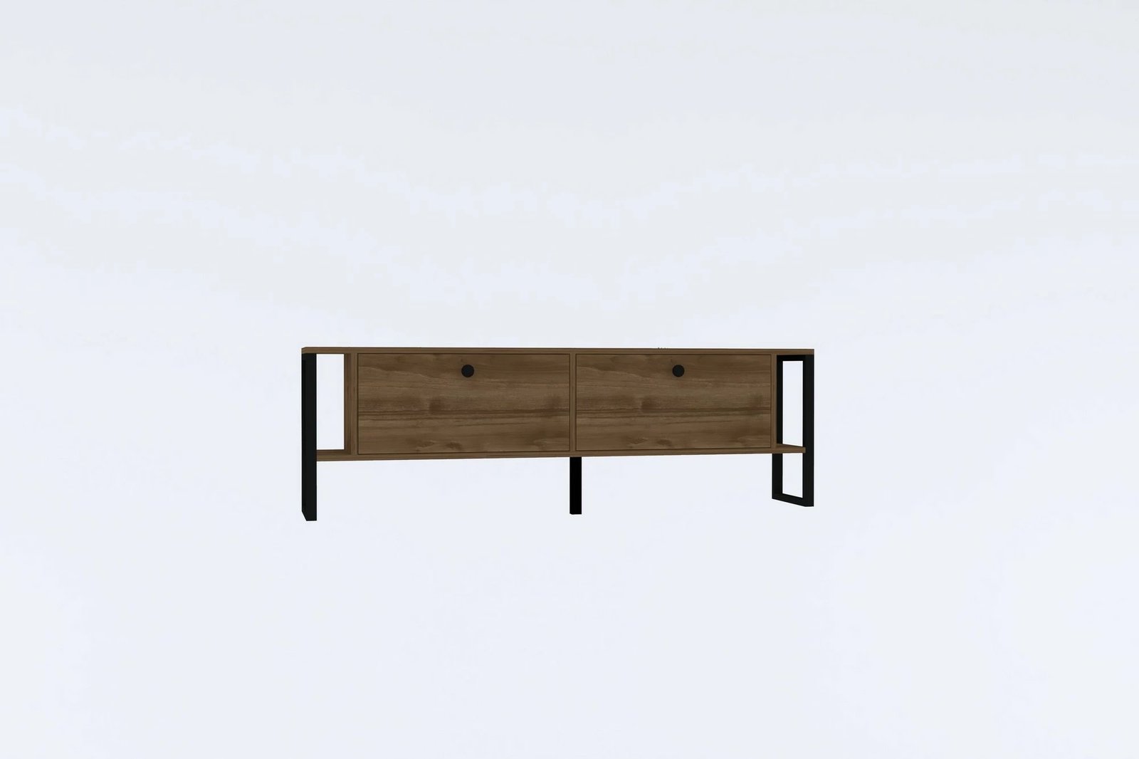 Komodë TV Hanah Home, ngjyrë ahu (walnut)