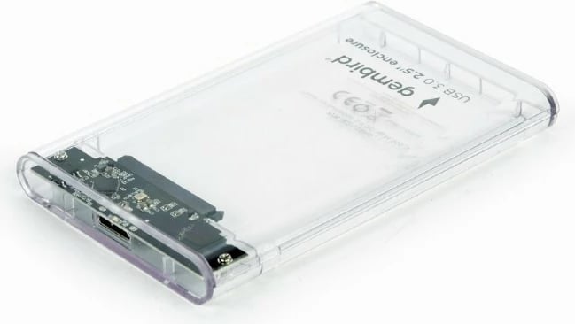 Kasë e jashtme Gembird EE2-U3S9-6 për hard disk 2.5", USB 3.0, Transparent