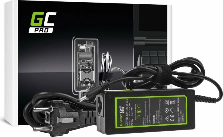 Kasë Green Cell PRO AD75AP për Dell 3543, 19.5V 3.34A 65W, e zezë