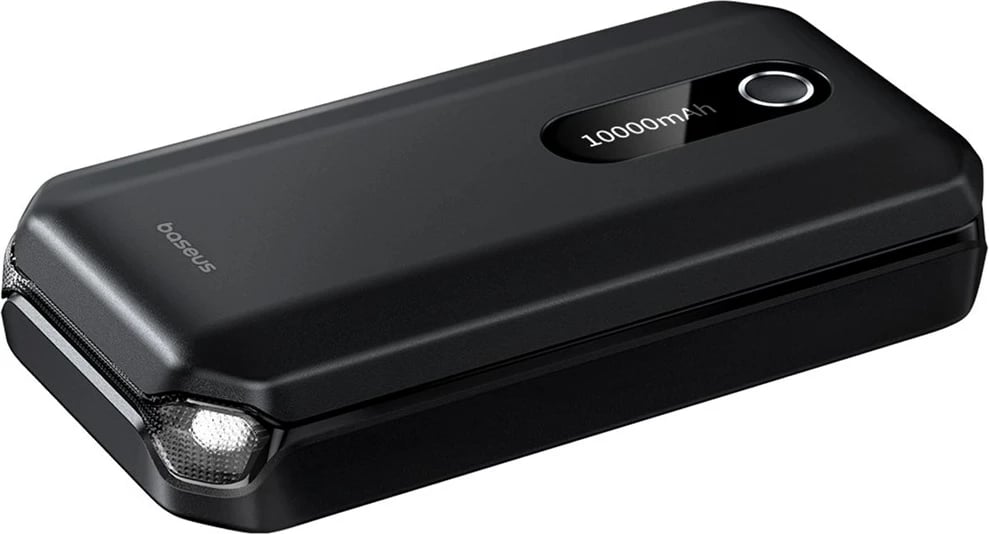 Jump starter Baseus BS-CH001, 10000 mAh, 12V, me kapëse krokodili, e zezë