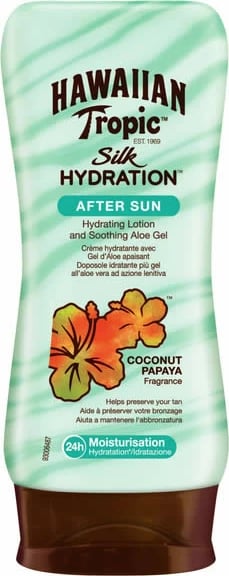 Losion pas diellit Hawaiian Tropic Silk Hydration unisex Aloe Vera Kokos Papaja 200ml