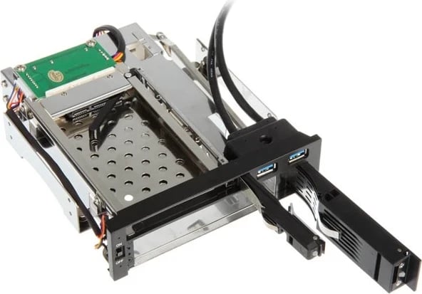 Kasë Akasa për HDD, USB 3.0, e zezë