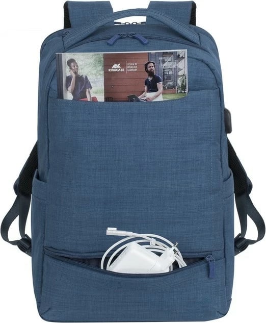 Çantë shpine RIVACASE NB Rucksack Biscayne 17.3" blu