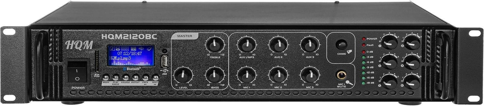 Radio amplifikator FM/MP3/Bluetooth HQM2120BC, 120W