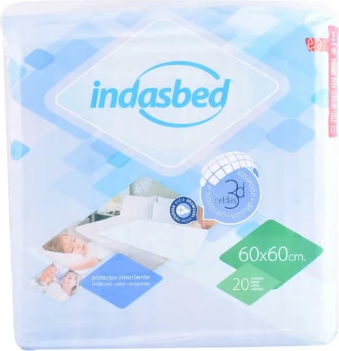 Mbrojtës absorbues për shtrat Indasec Indasbed 20 copë