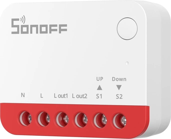 Ndërprerës smart Sonoff MINI-ZBRBS, ZigBee, për roleta elektrike, i bardhë