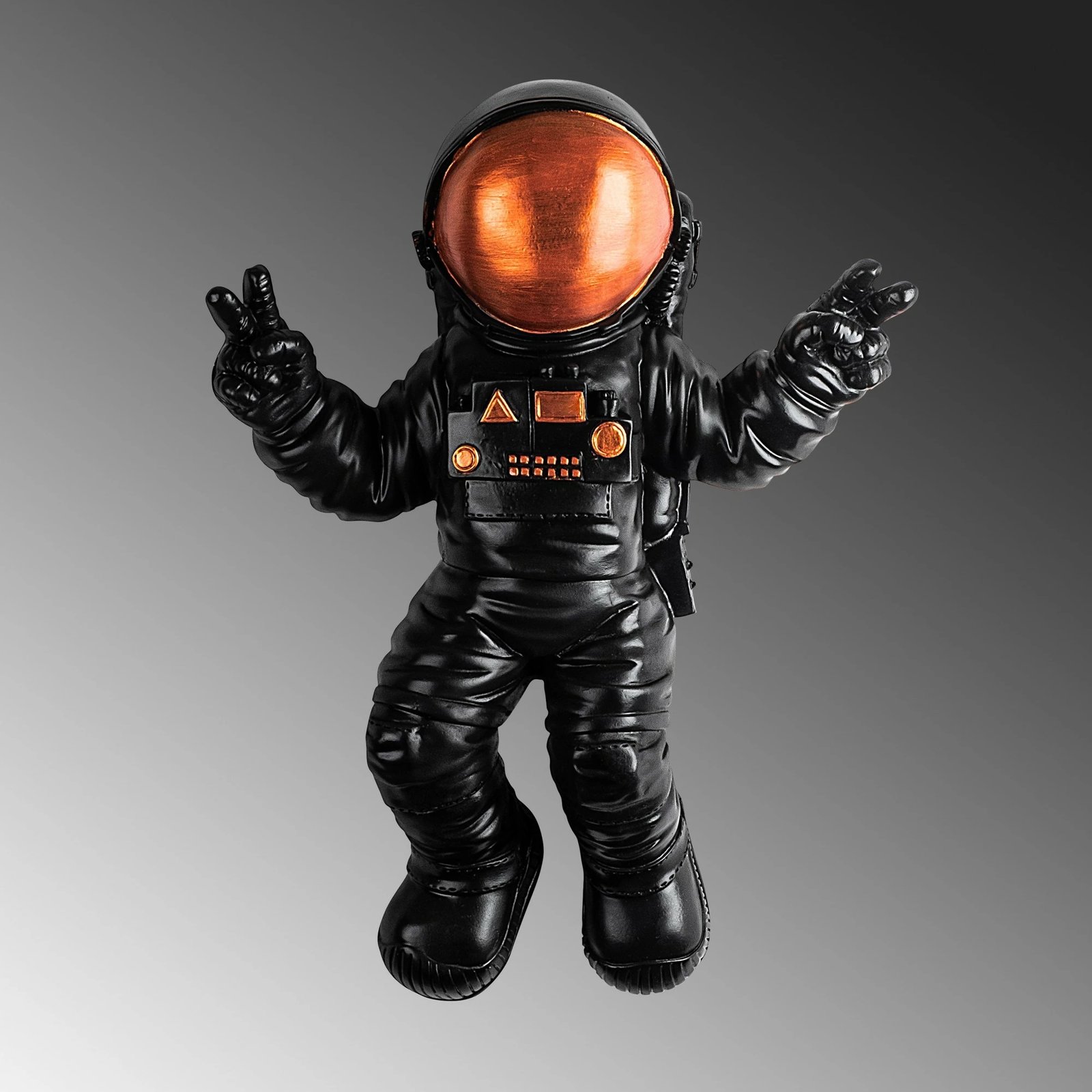 Aksesor dekorativ muri Wallity, kozmonaut 3, shumëngjyrësh, 35x47x10cm