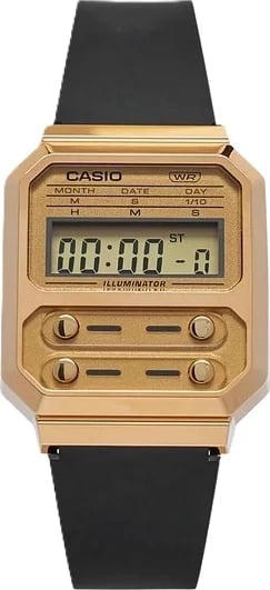 Orë dore CASIO VINTAGE Edgy Collection unisex, gold