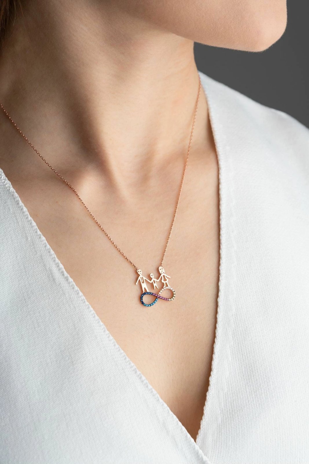 Qafore argjendi, ngjyrë rose, Jumeon, DL6102