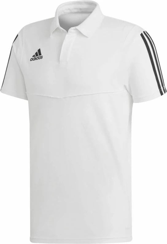 Fanellë polo adidas për meshkuj, e bardhë