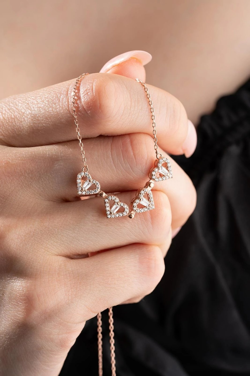 Varëse argjendi Jumeon, ngjyrë rozë e artë, NRZ999183 Varëse argjendi Jumeon, ngjyrë rozë e artë, NRZ999183