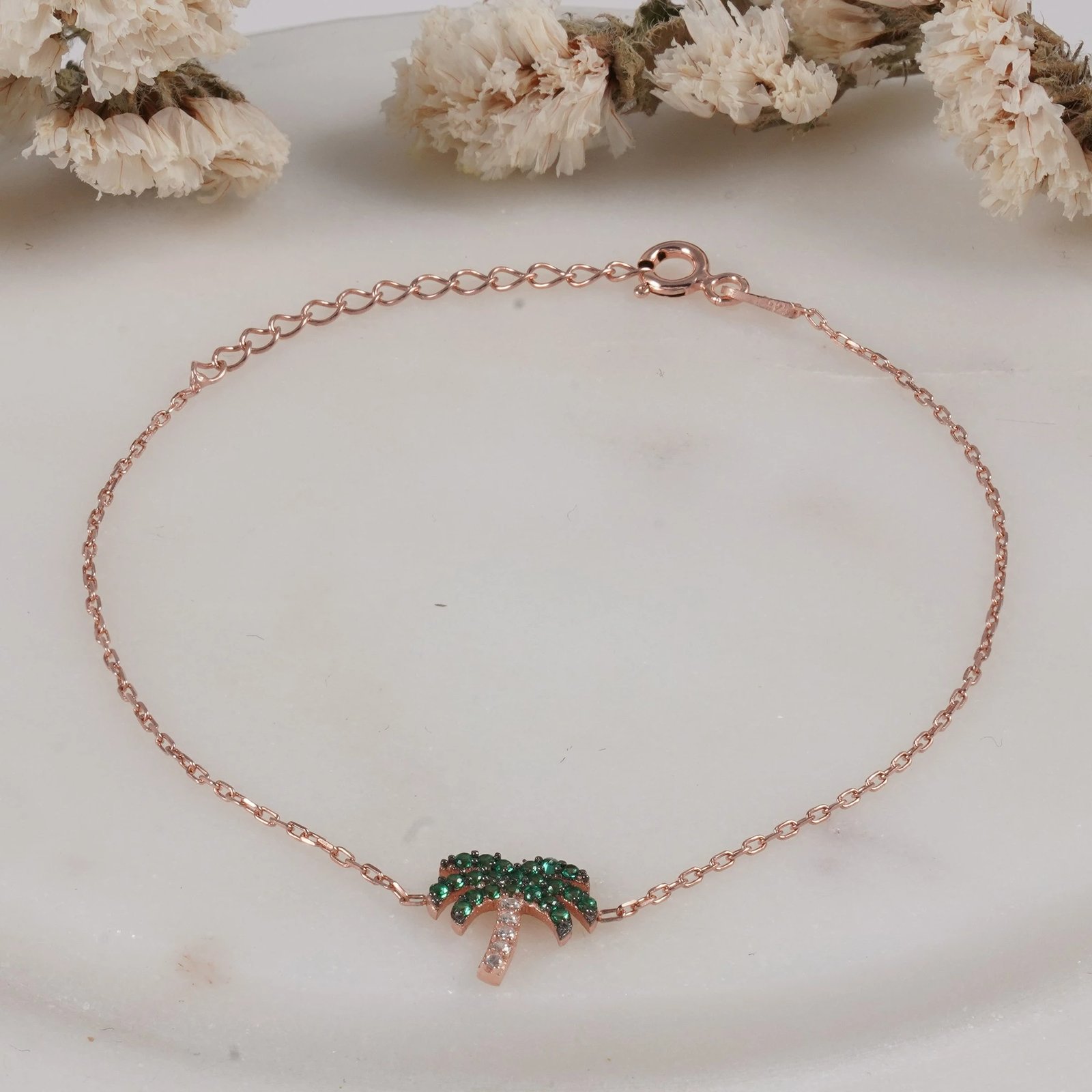 Byzylyk argjendi, ngjyrë rozë ari, Jumeon, 10837ROS